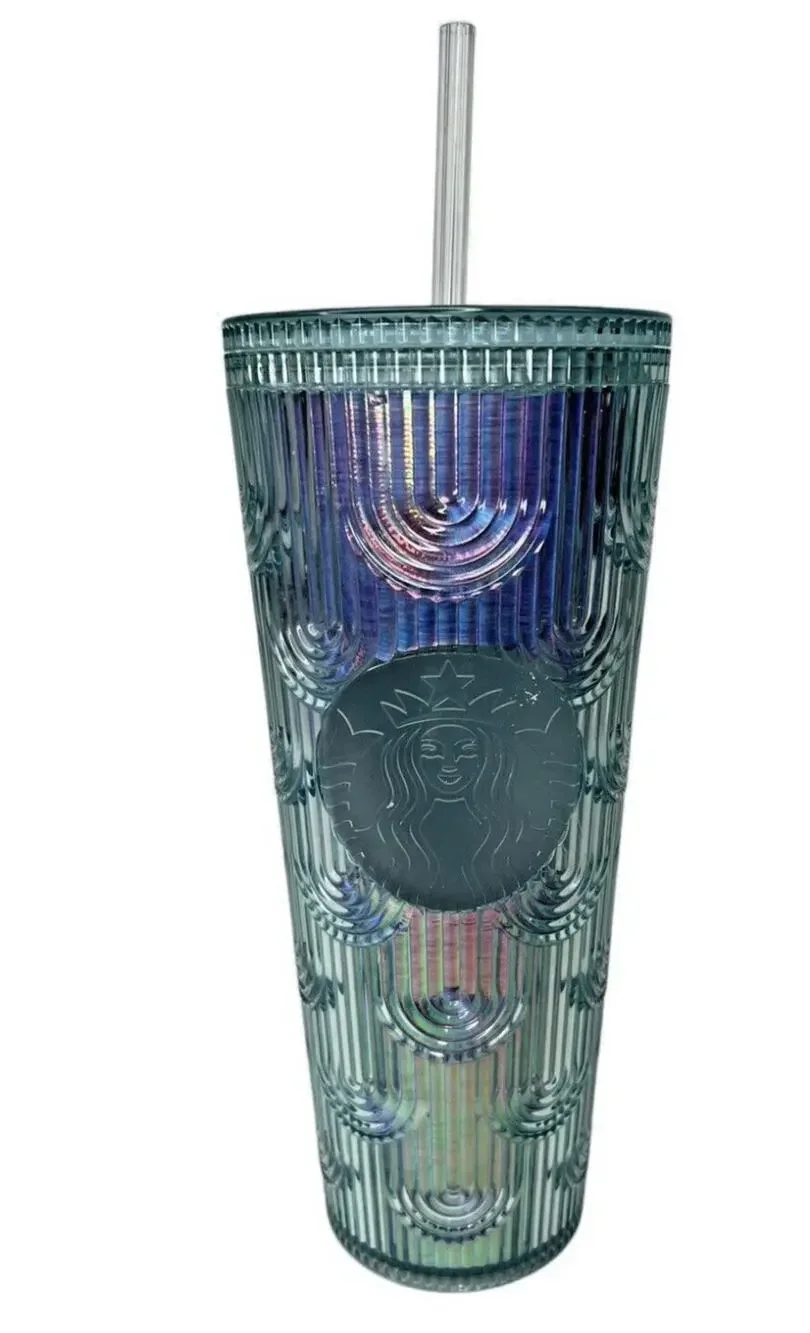 STARBUCKS Iridescent Mermaid 24oz Tumbler NEW